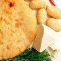 Пирог осетинский с картофелем и сыром